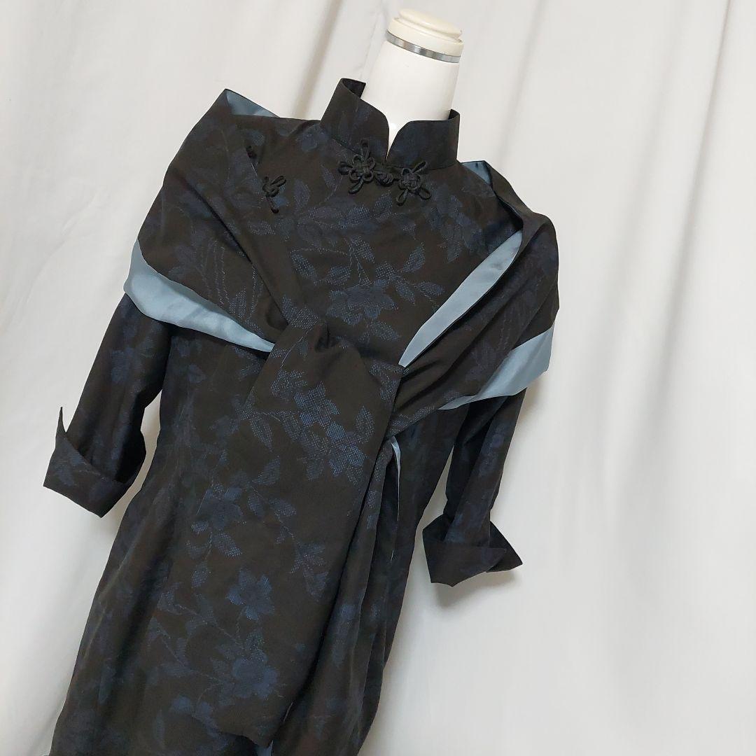 あやや様ご予約＊着物リメイクアオザイ風ワンピース