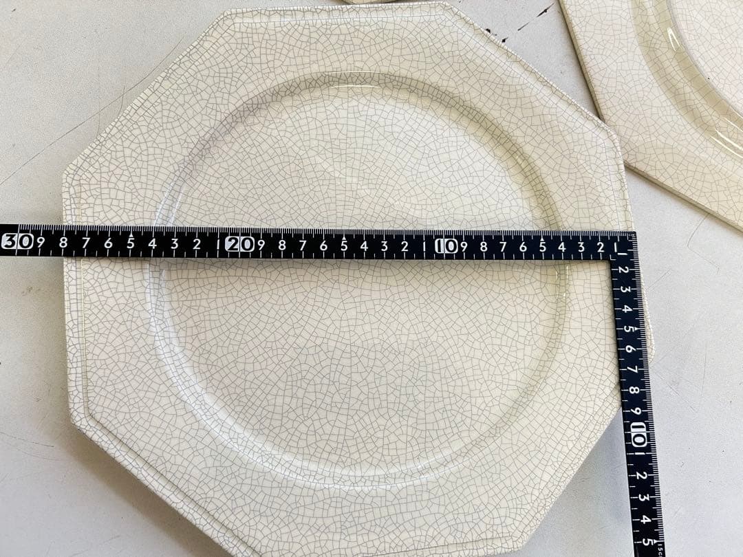 P267未使用品　MOLIN モラン オクタゴナル 皿　パーティ　プレート　3枚