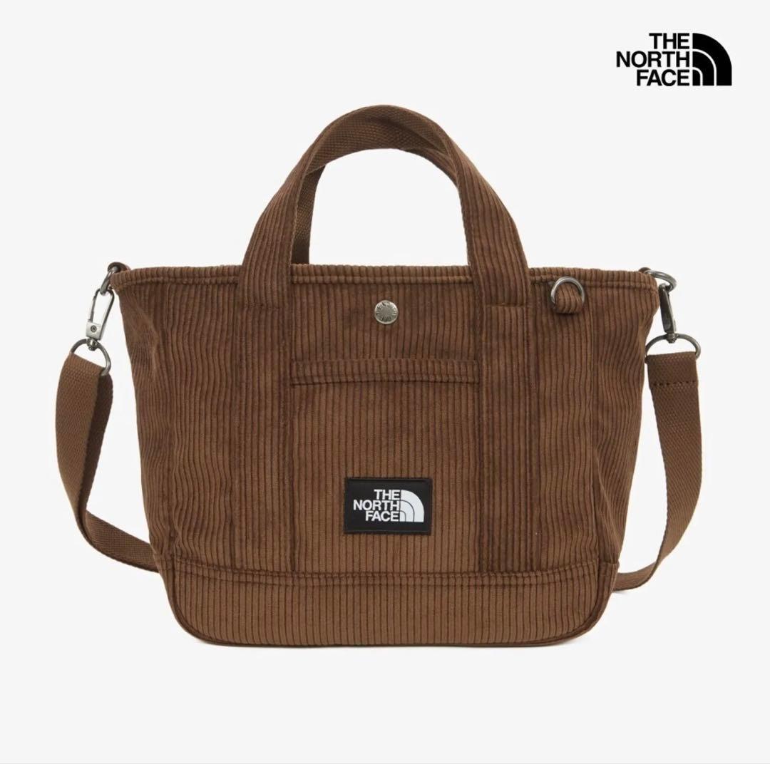 日本未入荷✨　新品未使用　ノースフェイス　コーデュロイ　トートバッグ　ブラウン