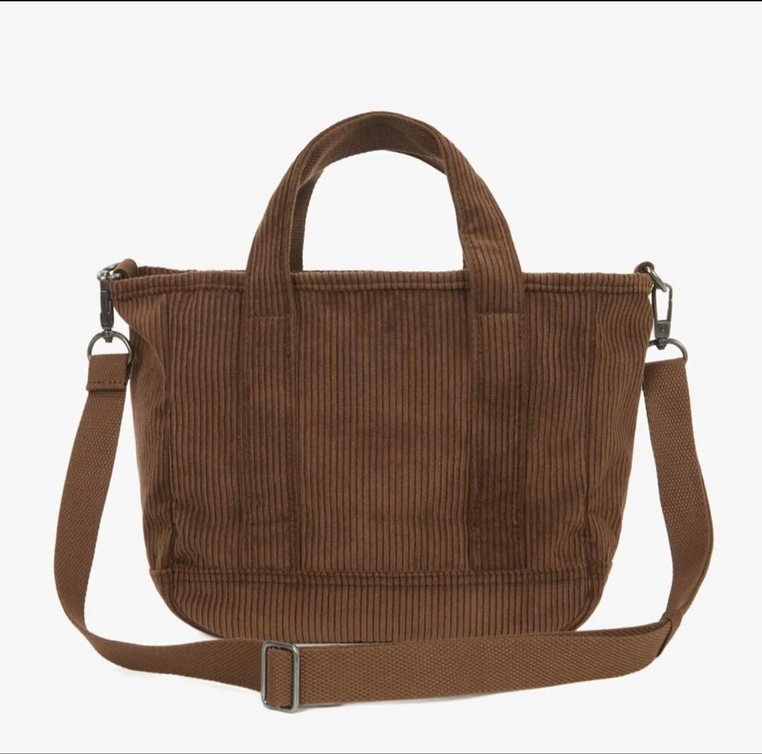 日本未入荷✨　新品未使用　ノースフェイス　コーデュロイ　トートバッグ　ブラウン