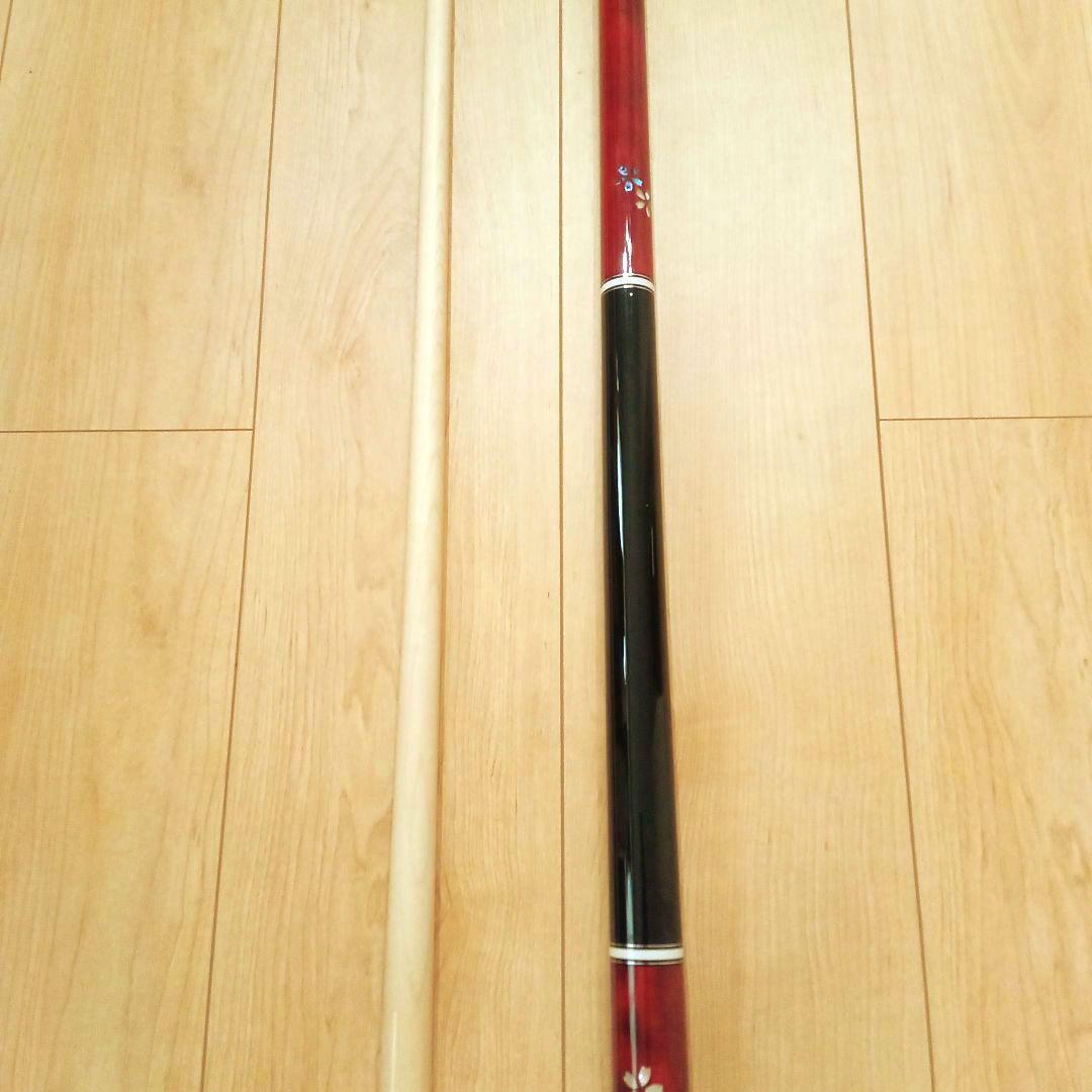 【最終価格】【新品未使用】プレイ用　 ビリヤードキュー　ワインレッド