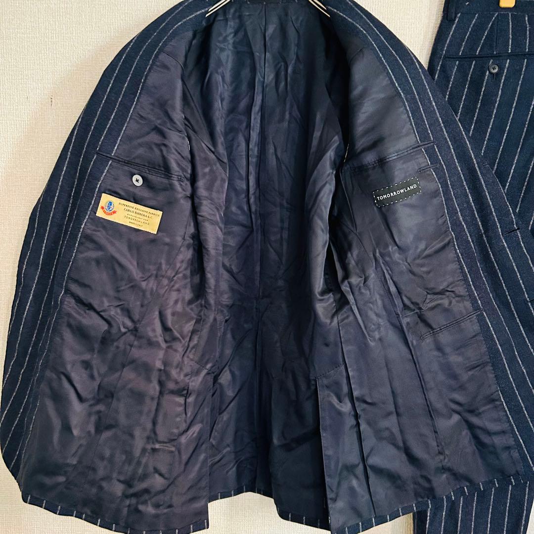 TOMORROWLAND × CARLO BARBERAスーツ　ストライプ　高級
