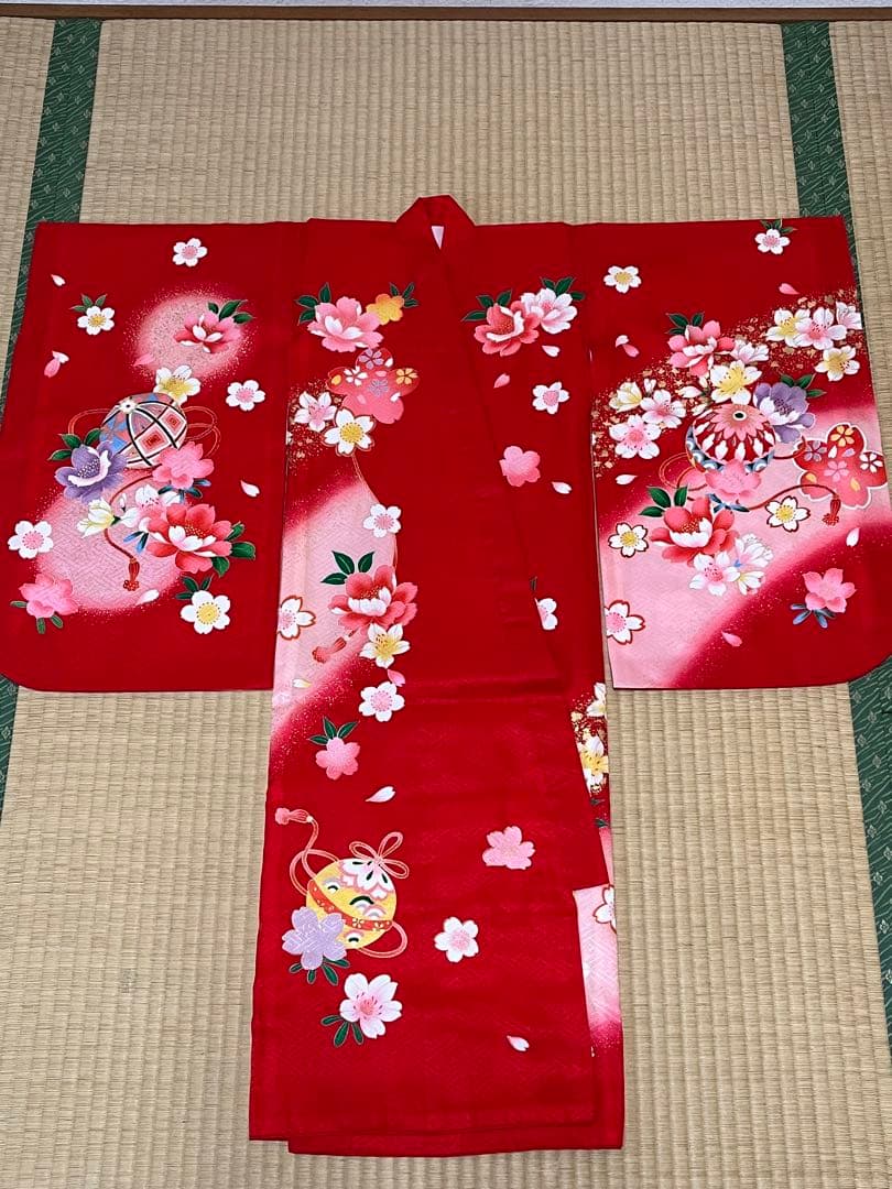 七五三 3歳 着物 被布 セット