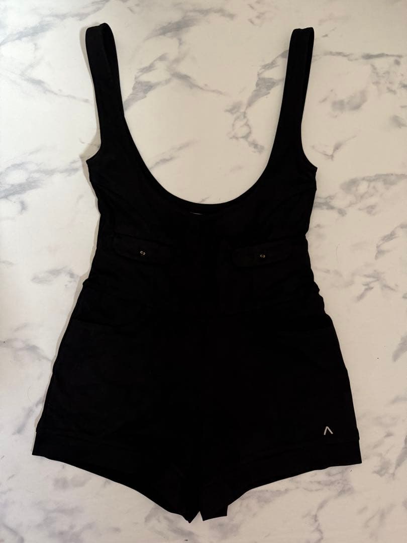 サロペット・オーバーオール・オールインワン andmary Cameron salopette Black