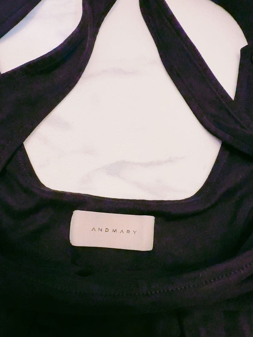 サロペット・オーバーオール・オールインワン andmary Cameron salopette Black