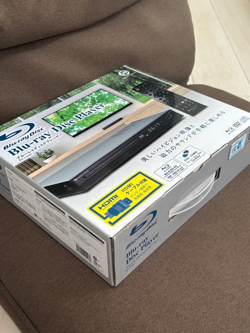 【新品　未使用】VERTEX ブルーレイディスクプレイヤー BD-V100