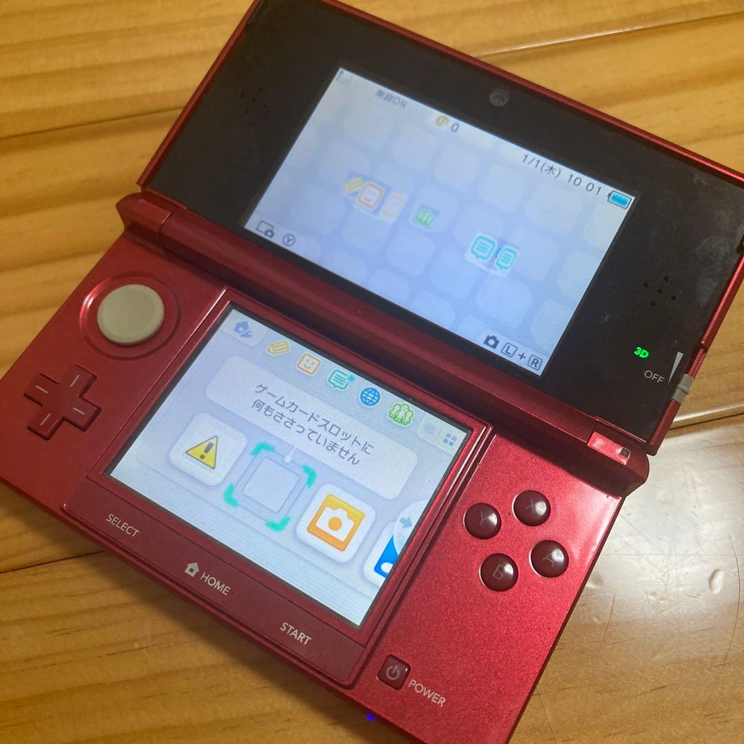 【8月末まで！】ニンテンドー3DS メタリックレッド