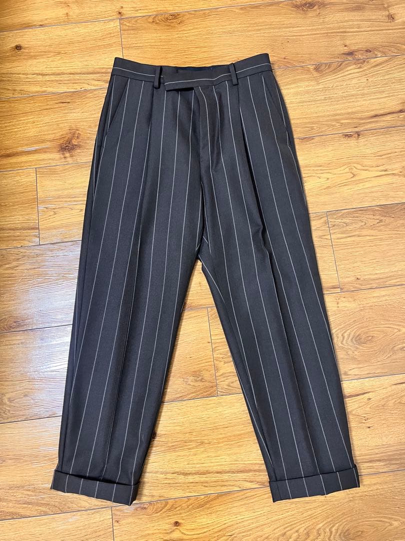 ラ*丸様 WACKOMARIA DORMEUIL PLEATED TROUSER