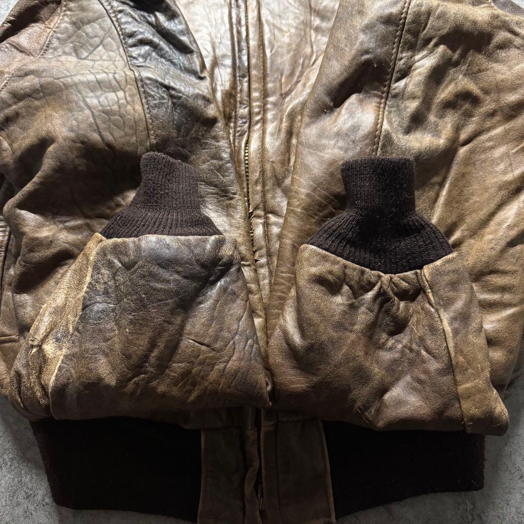 vintage Schott 3L A-2 フライトジャケット 短丈　USA製