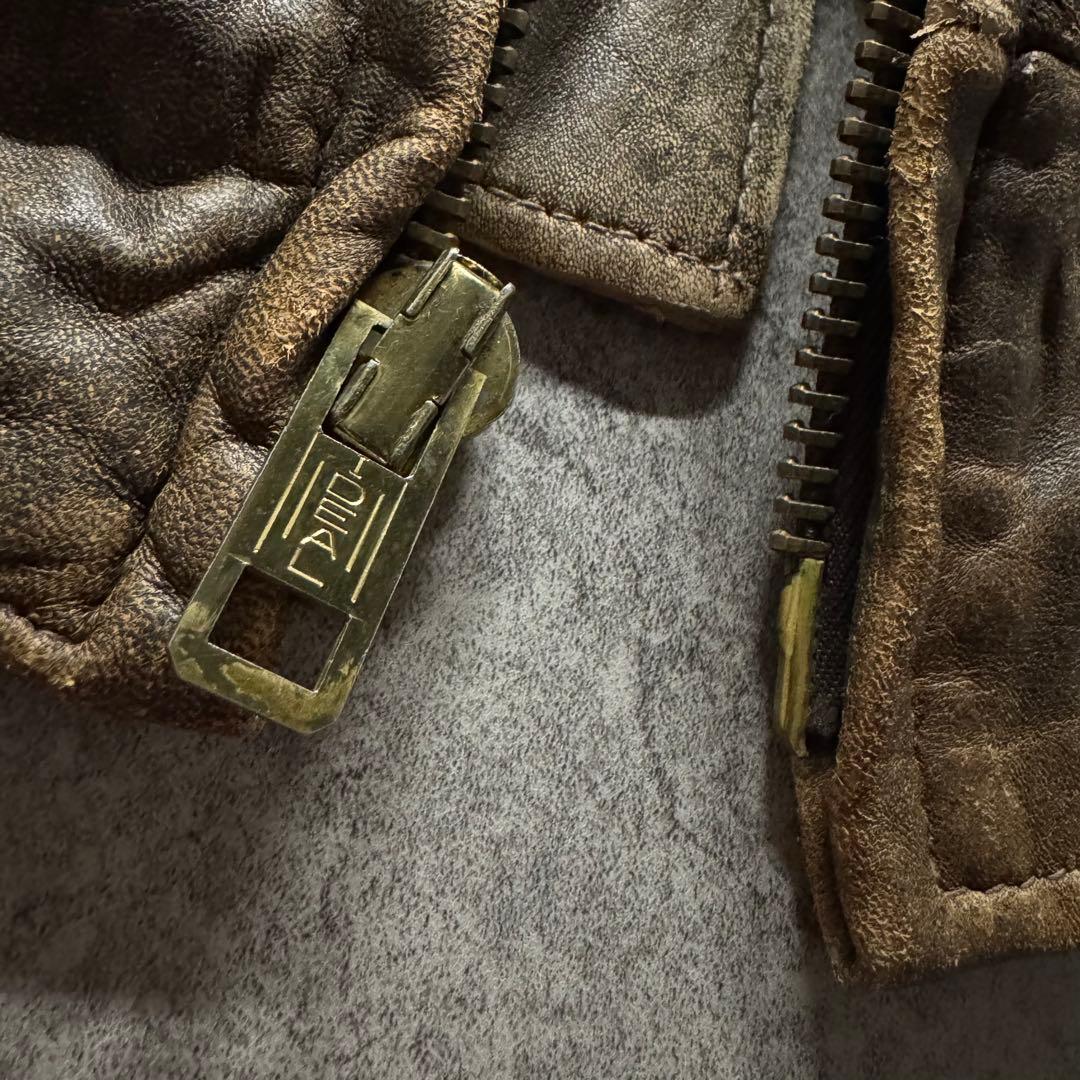 vintage Schott 3L A-2 フライトジャケット 短丈　USA製