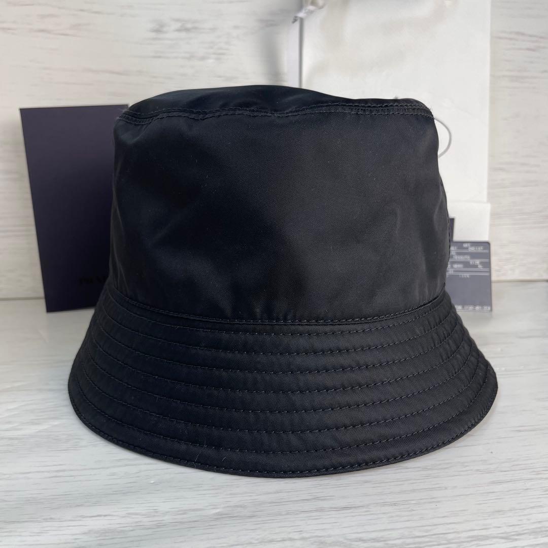✨️未使用級✨️ PRADA バケットハット ReNylon Lサイズ 三角ロゴ