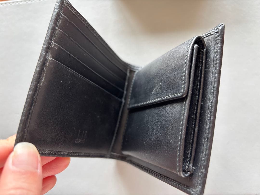 dunhill ブラック 二つ折り財布新品未使用