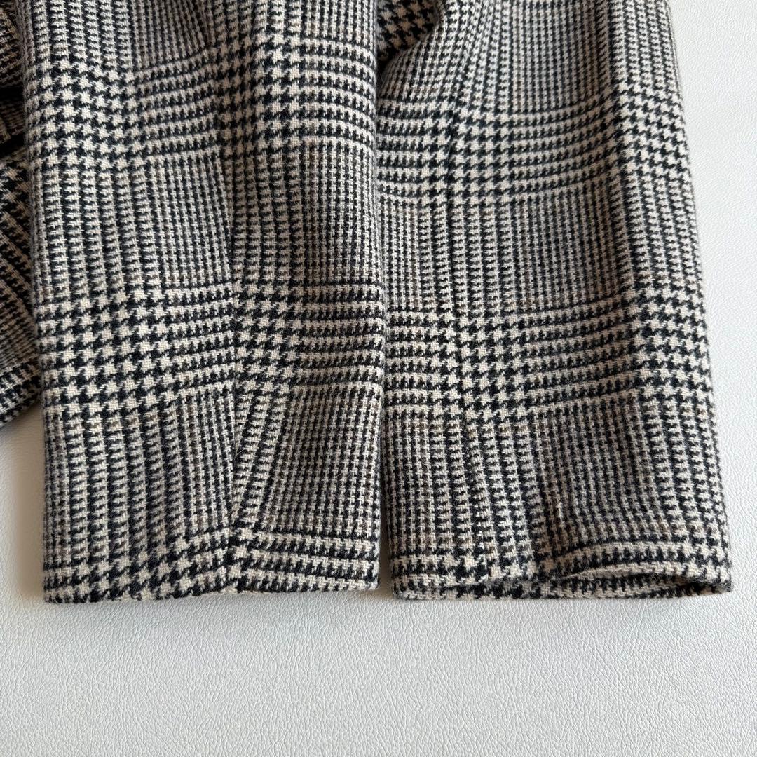 美品　アパルトモン　チェックダブルコート　lisiere ドゥーズィエムクラス