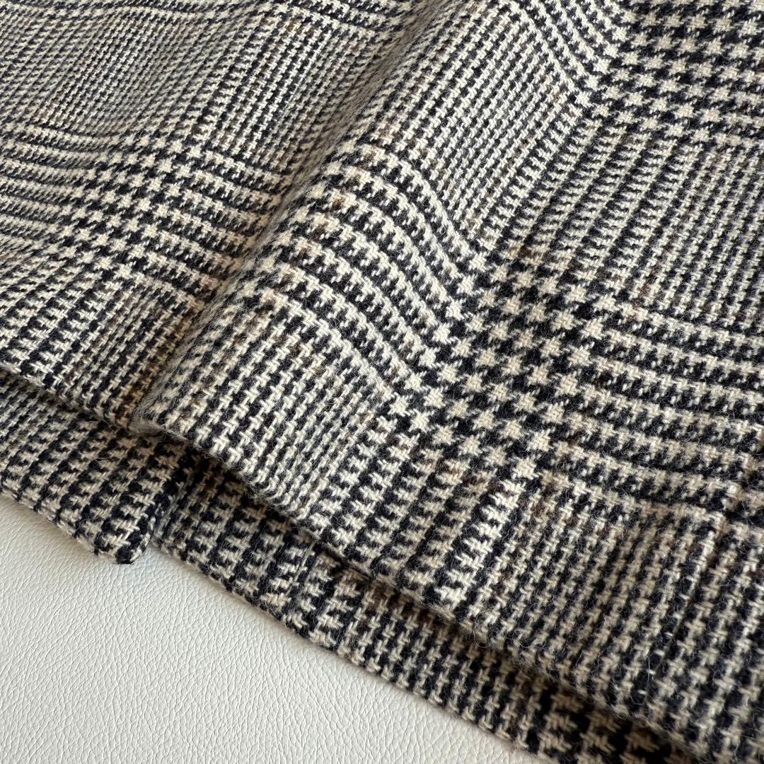 美品　アパルトモン　チェックダブルコート　lisiere ドゥーズィエムクラス