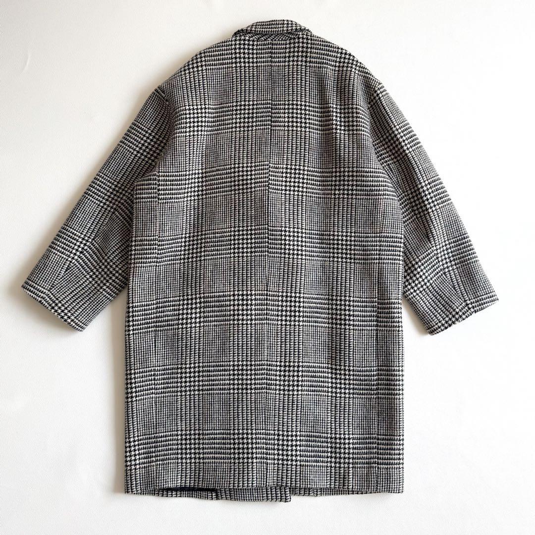美品　アパルトモン　チェックダブルコート　lisiere ドゥーズィエムクラス