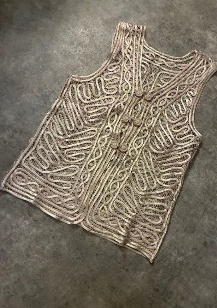 TODAYFUL エンブロイダリーミドルベスト