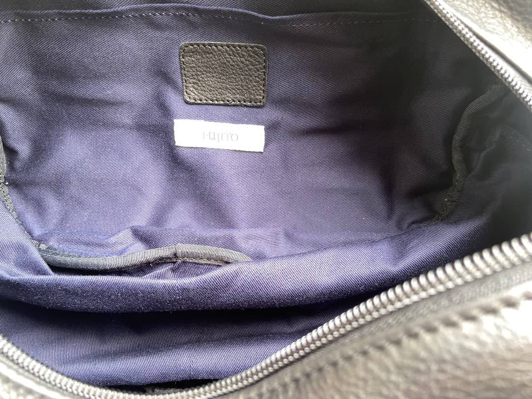 【美品】FUJITO フジト レザー ヘルメットバッグ メンズ 鞄 ミリタリー