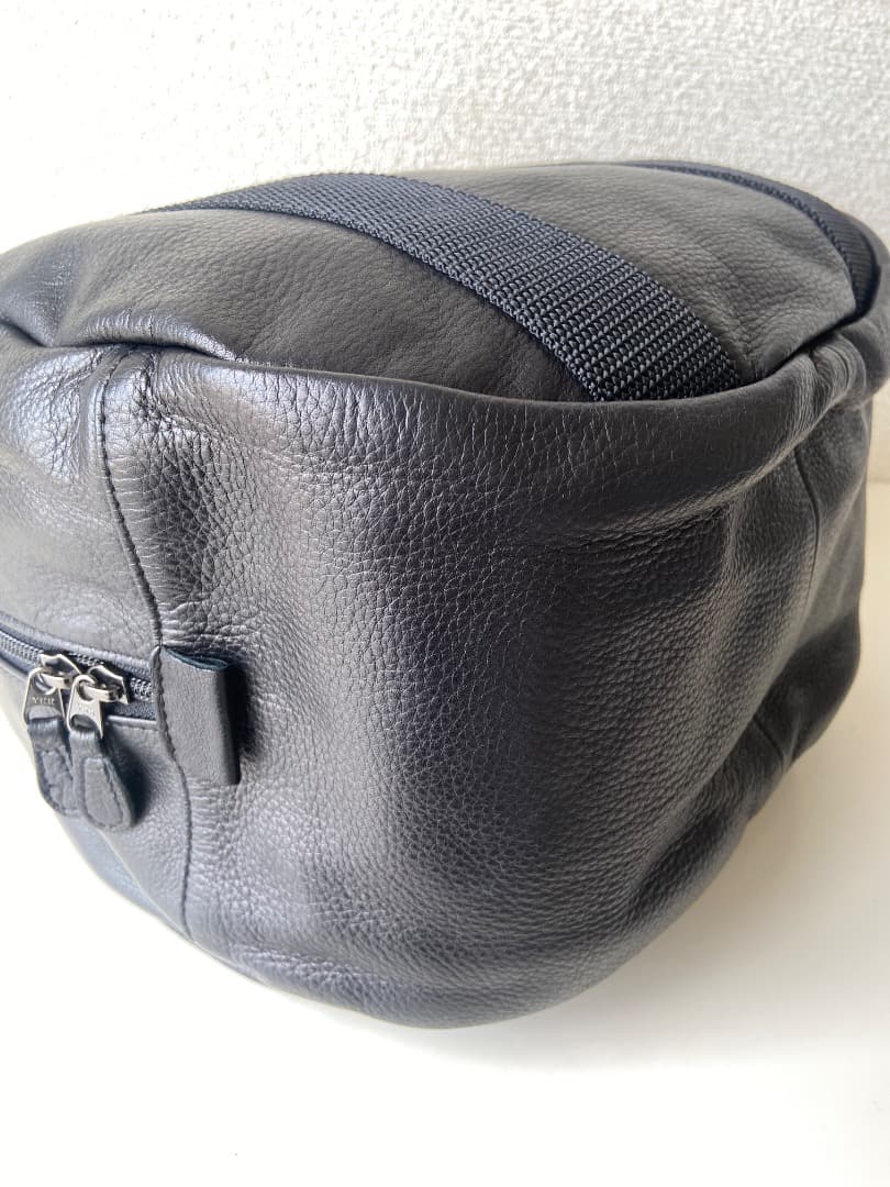 【美品】FUJITO フジト レザー ヘルメットバッグ メンズ 鞄 ミリタリー