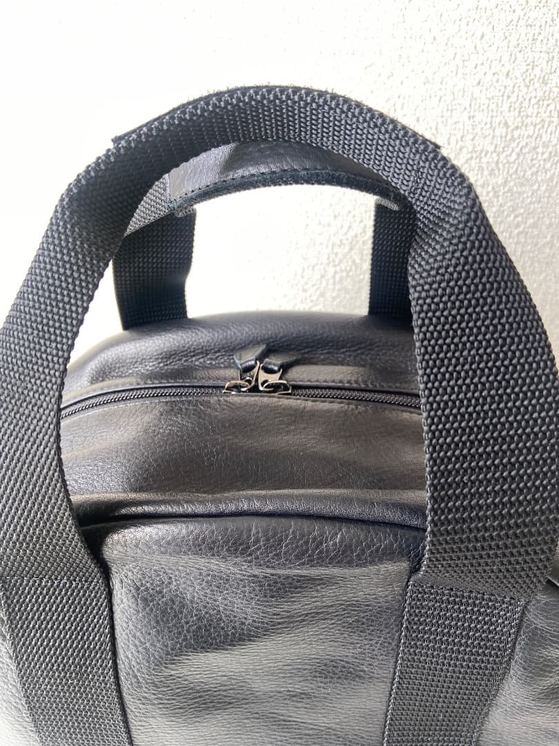 【美品】FUJITO フジト レザー ヘルメットバッグ メンズ 鞄 ミリタリー