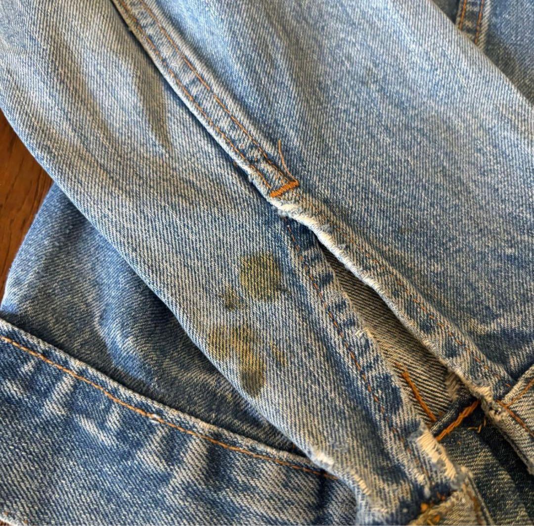l*巻様 Levi's 60s 4th ビッグE デニムジャケット　Gジャン　布