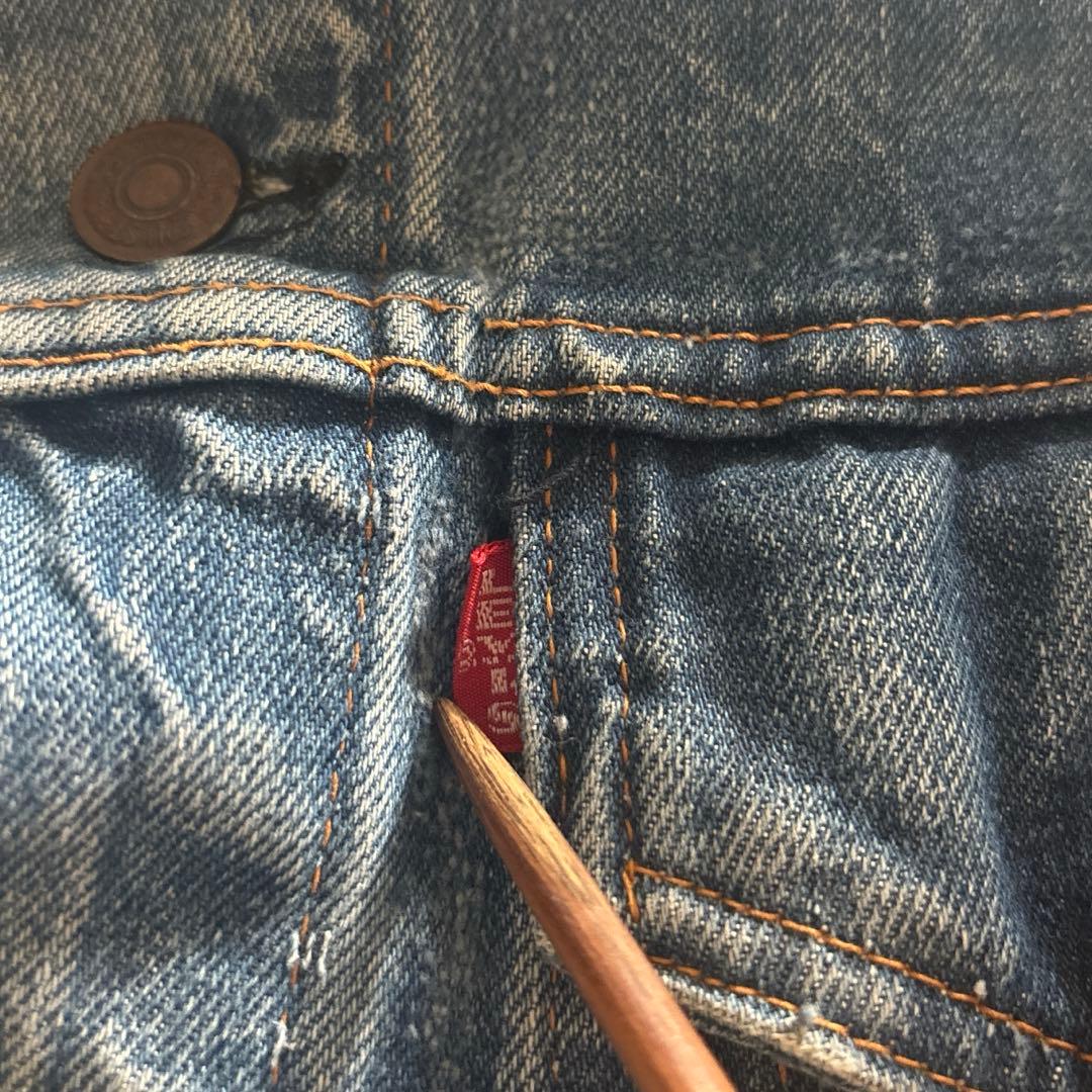 l*巻様 Levi's 60s 4th ビッグE デニムジャケット　Gジャン　布