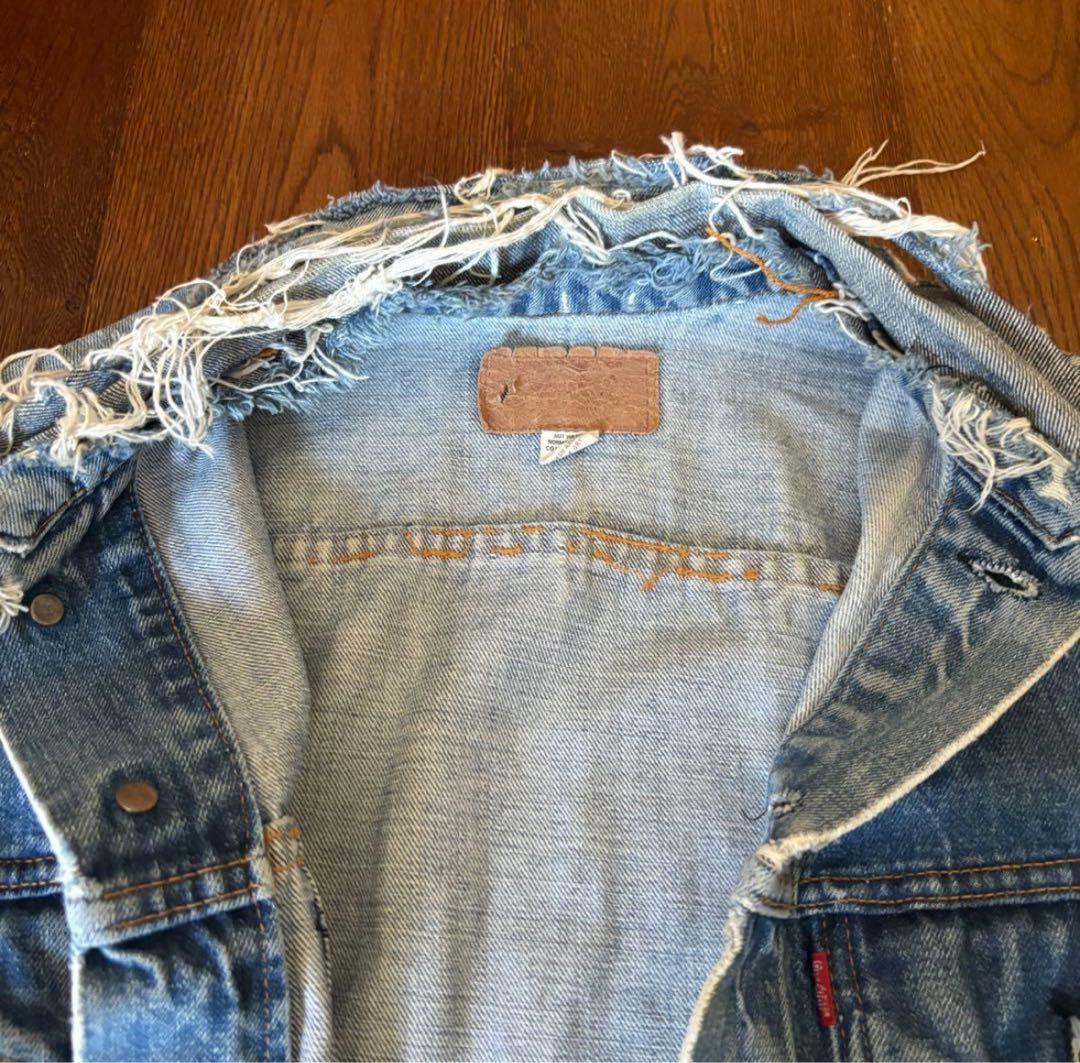 l*巻様 Levi's 60s 4th ビッグE デニムジャケット　Gジャン　布