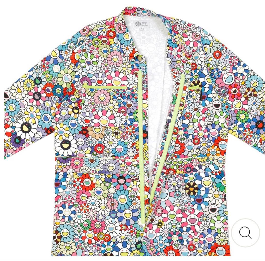 カイカイキキ 村上隆 フラワー Flowers Cotton Jumpsuit