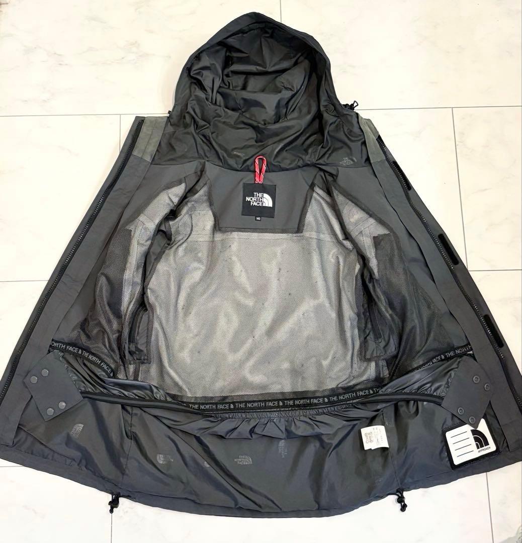 美品 THE NORTH FACE キッズ スクープジャケット ブラック 140