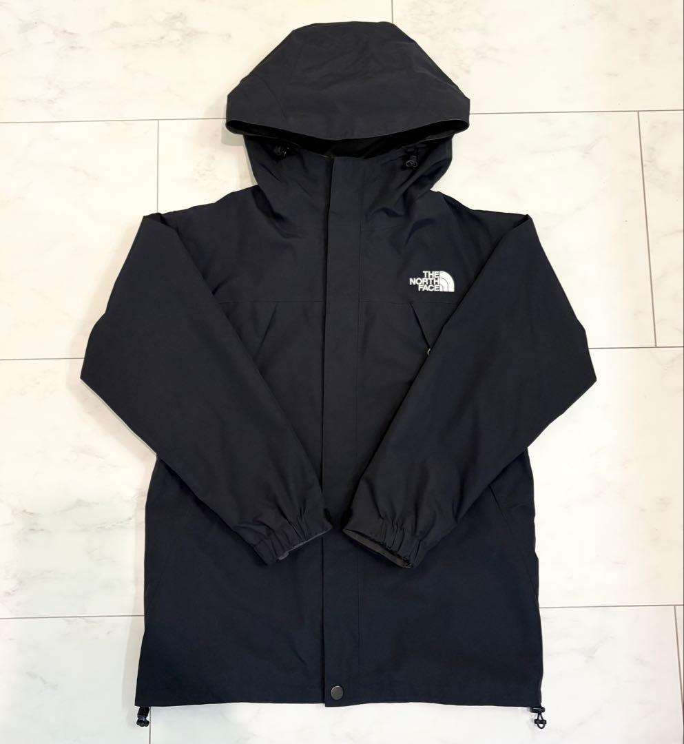美品 THE NORTH FACE キッズ スクープジャケット ブラック 140