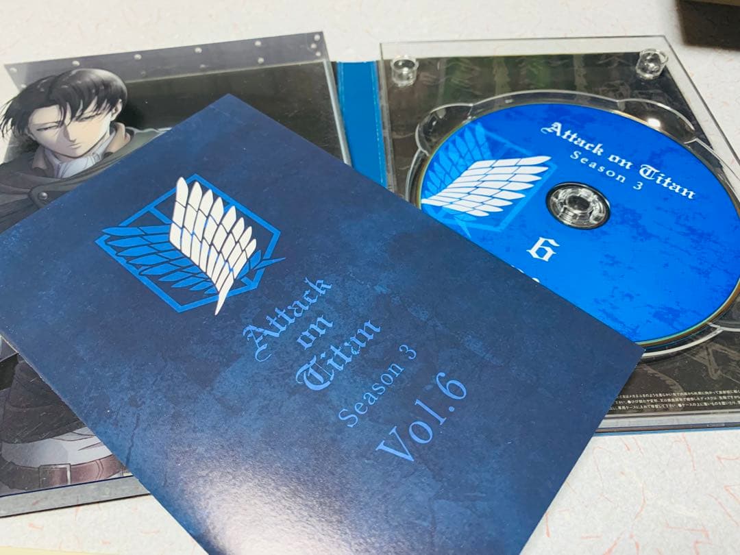 進撃の巨人 Season3 1.2.3.4.6 セット　Blu-ray 初回限定