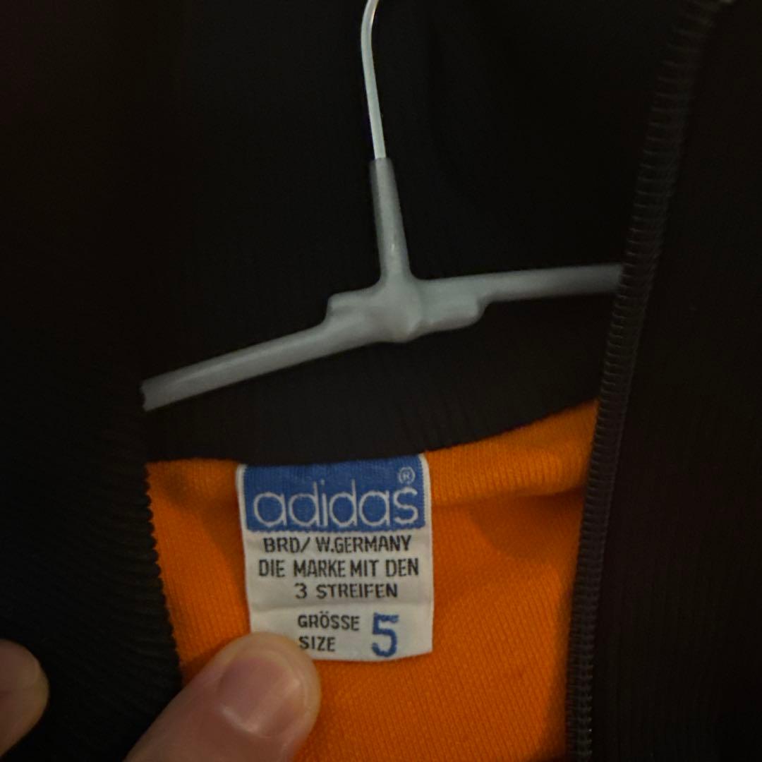 adidas トラックジャケット　オレンジ　西ドイツデサント小松菜奈着