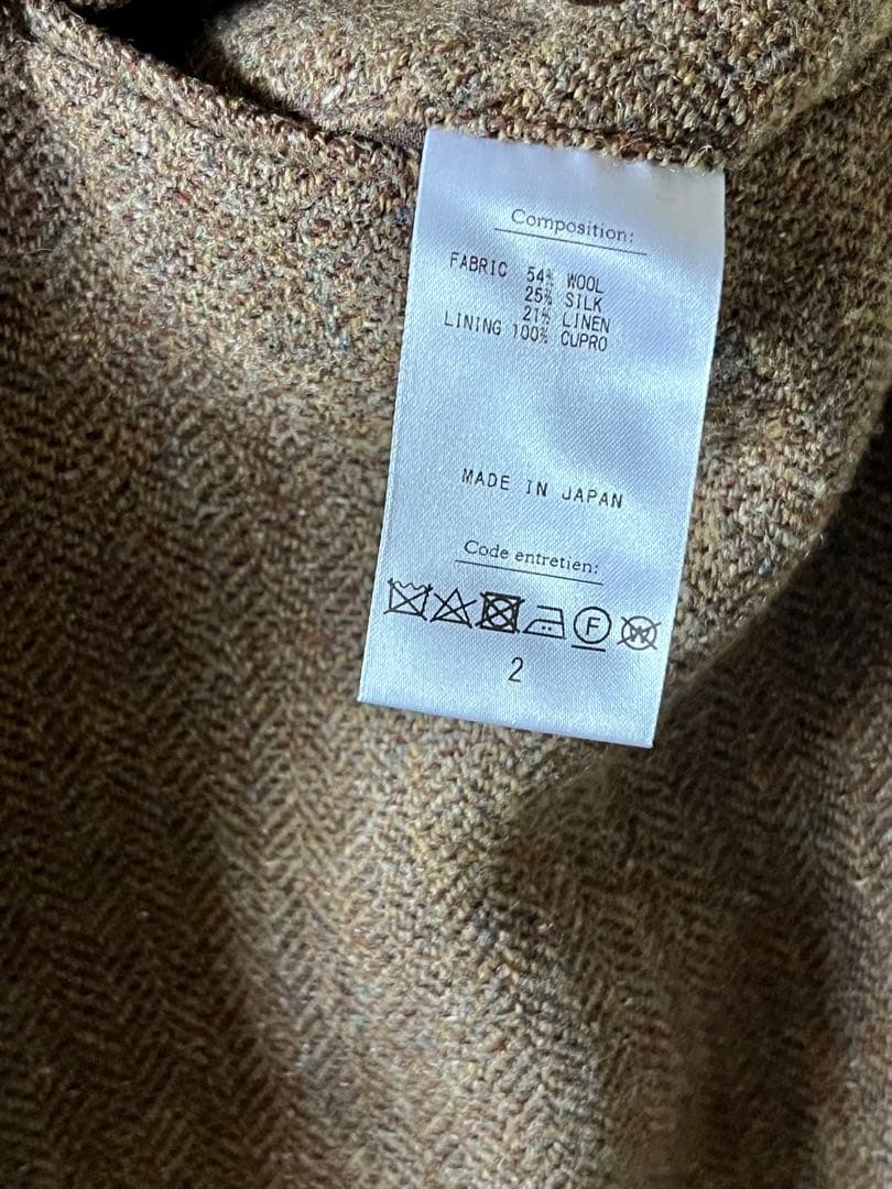 A.PRESSE Tweed Two Tuck Trousers サイズ2