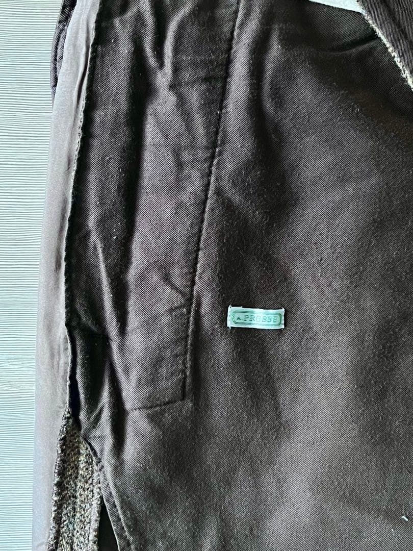 A.PRESSE Tweed Two Tuck Trousers サイズ2