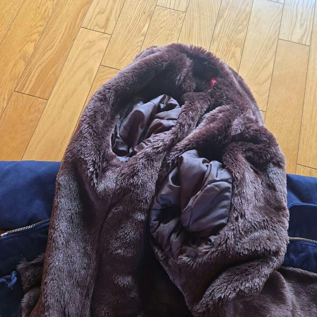 アルファ×サンタクルーズ N-1デッキジャケット ミリタリー ボア ネイビー M