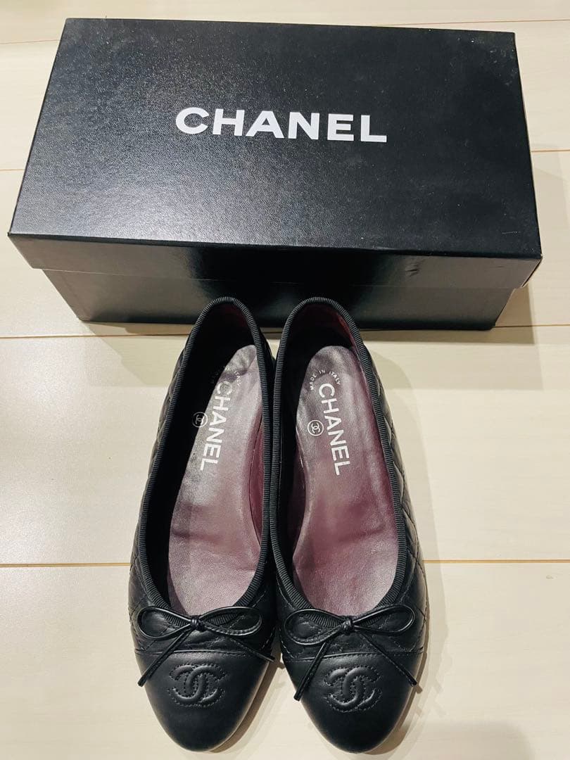 CHANEL シャネル　フラットシューズ　バレエシューズ　35 1/2