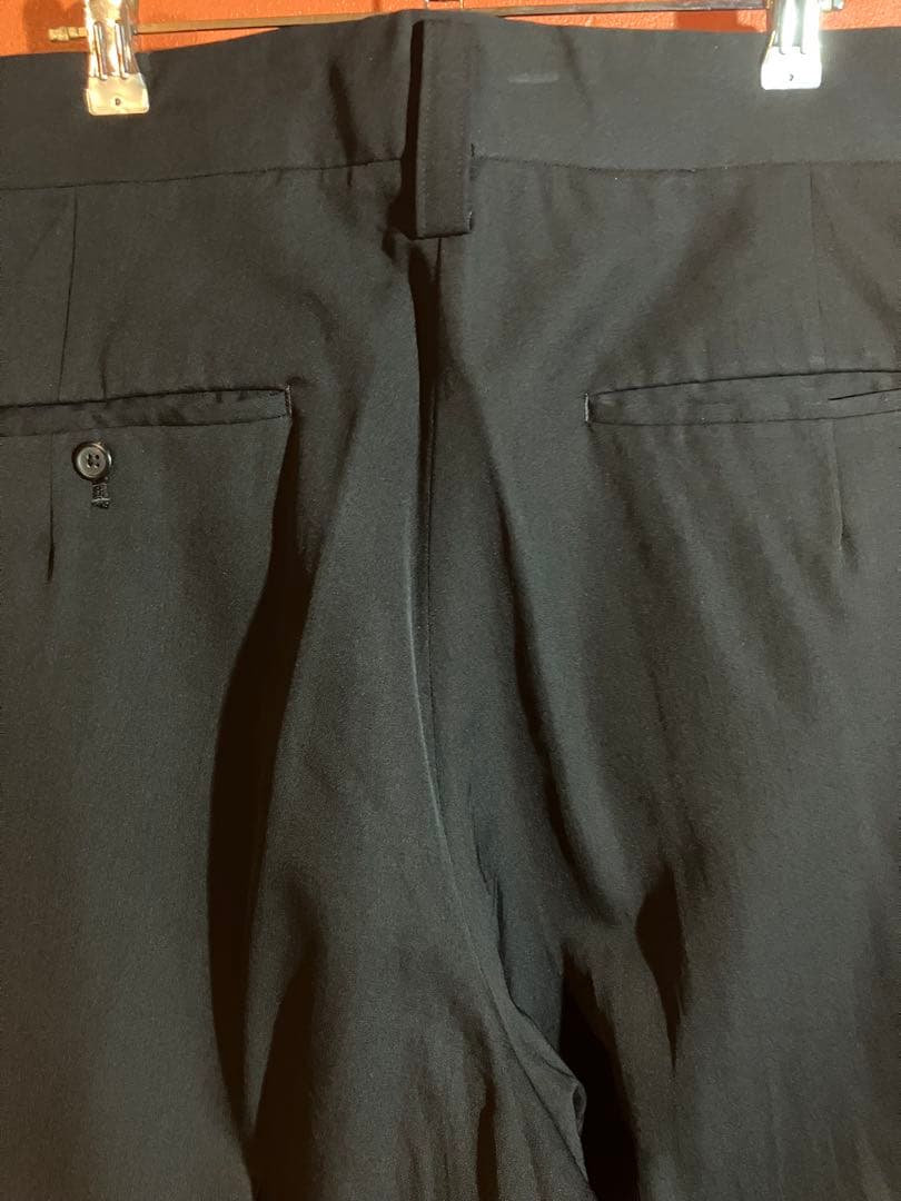 ワイズフォーメン　ウールギャバジン　スラックスパンツ　ヨウジヤマモト