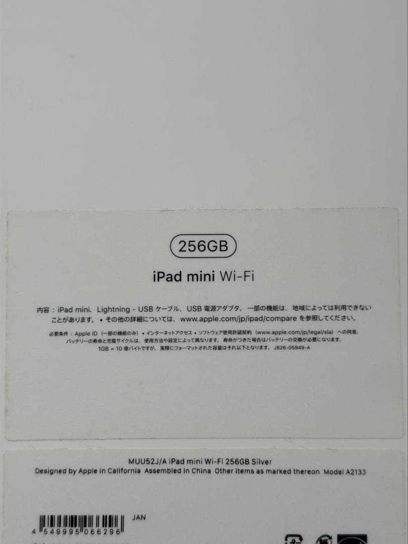 iPad mini 第5世代　256GB
