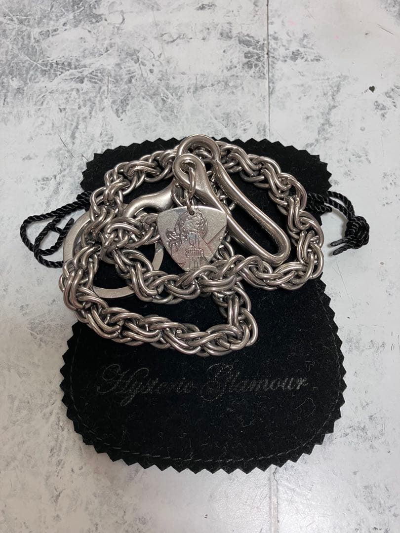 ヒステリックグラマー編み込みウォレットチェーン