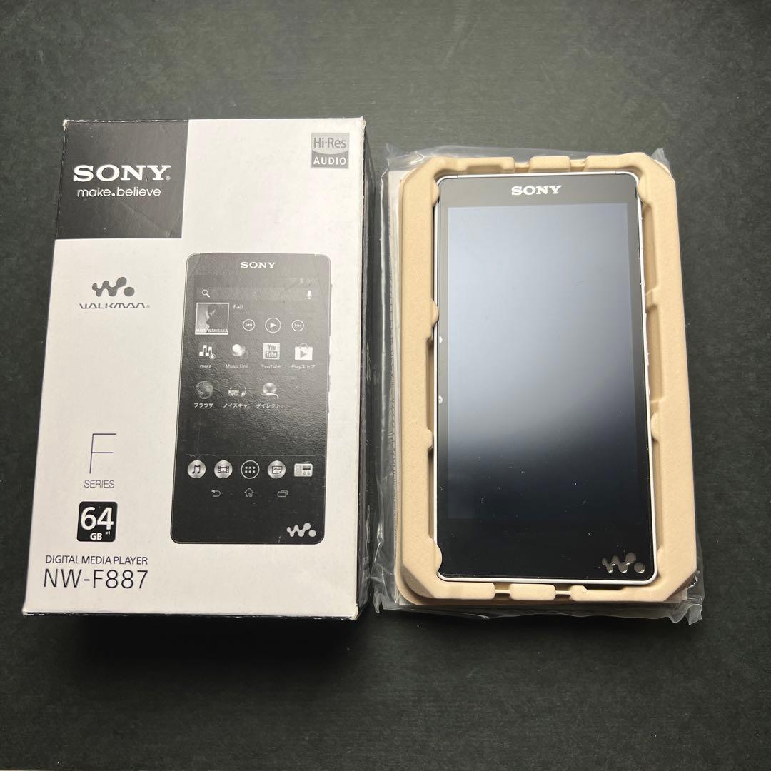 SONY WALKMAN NW-F887 64GBホワイト ハイレゾ　動作未確認