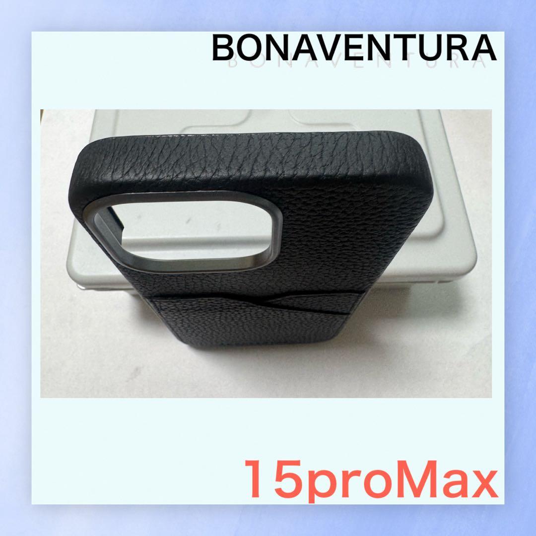 BONAVENTURA iPhone15proMax ケース ブラック 美品