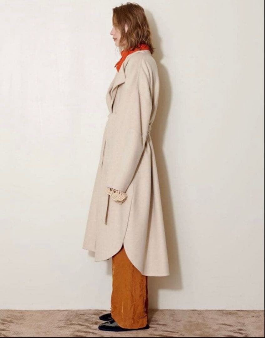 イウエンマトフ リバースリットコートロングコート