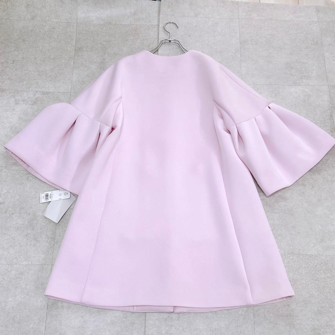 【新品タグ付き✨】 セルフォード ベルスリーブコクーンコート ピンク 2023年
