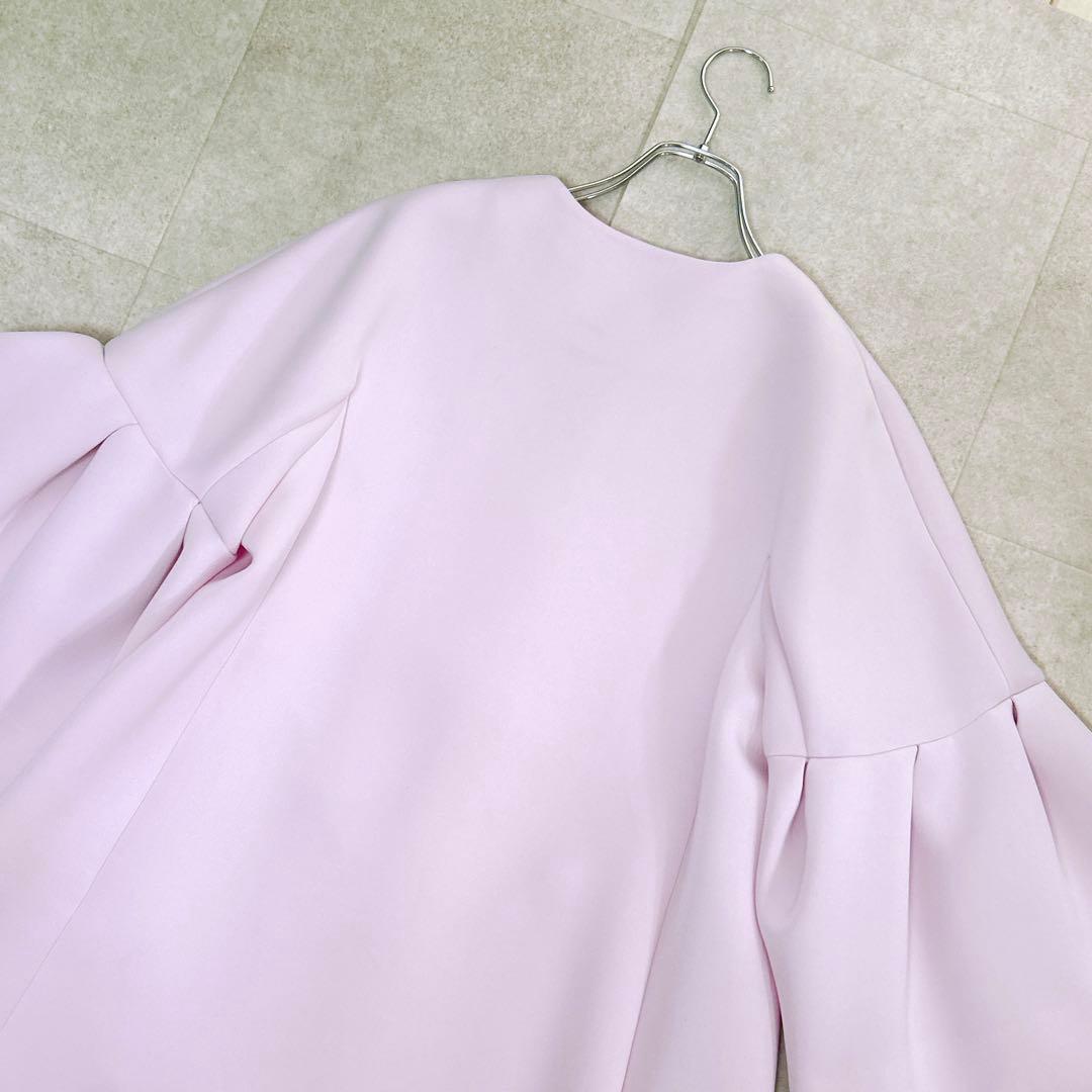 【新品タグ付き✨】 セルフォード ベルスリーブコクーンコート ピンク 2023年