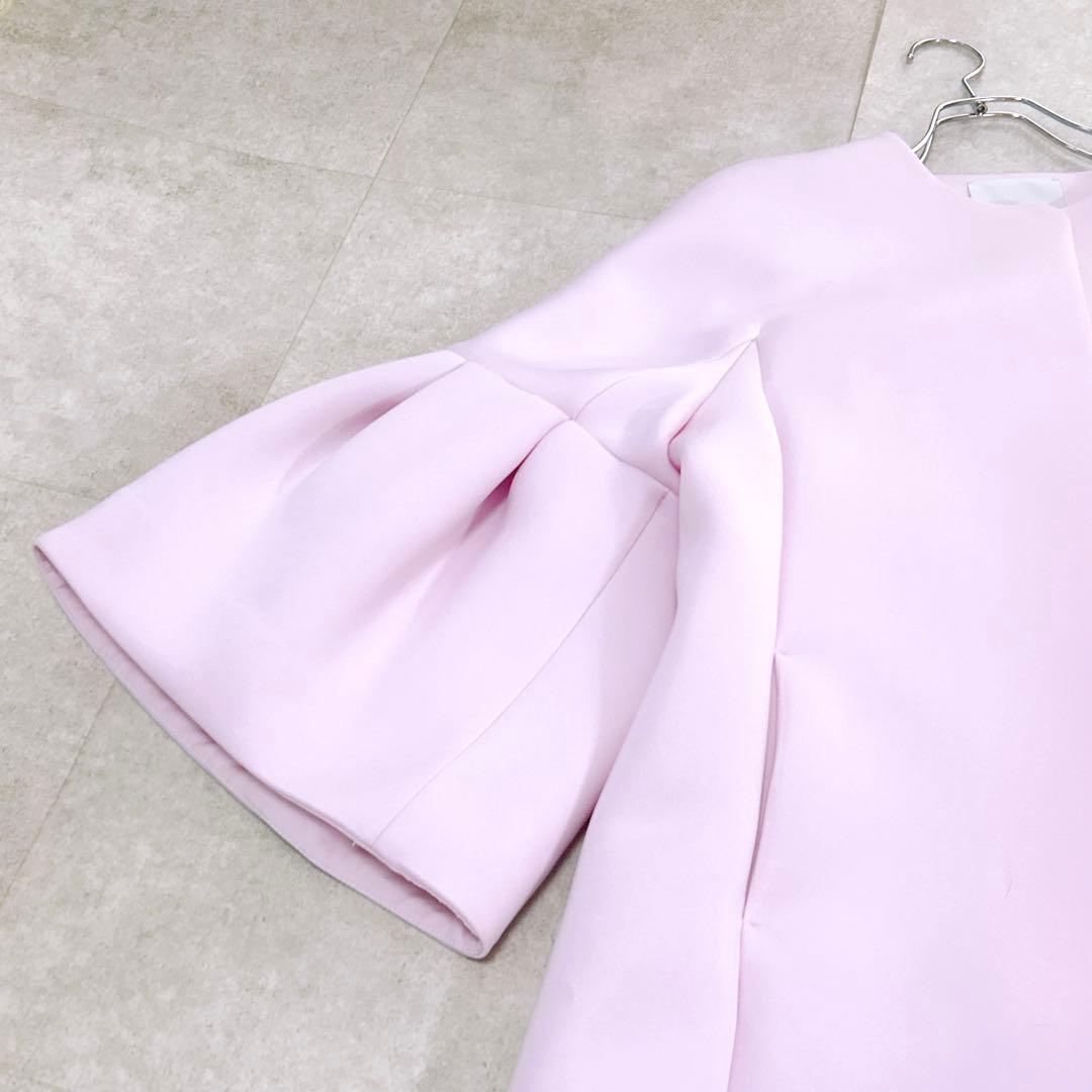 【新品タグ付き✨】 セルフォード ベルスリーブコクーンコート ピンク 2023年