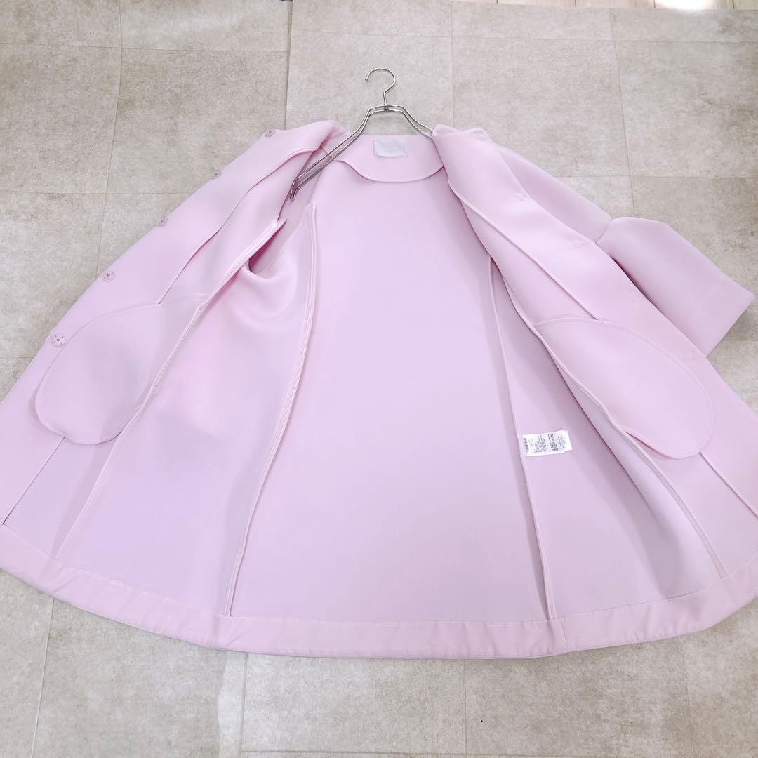 【新品タグ付き✨】 セルフォード ベルスリーブコクーンコート ピンク 2023年