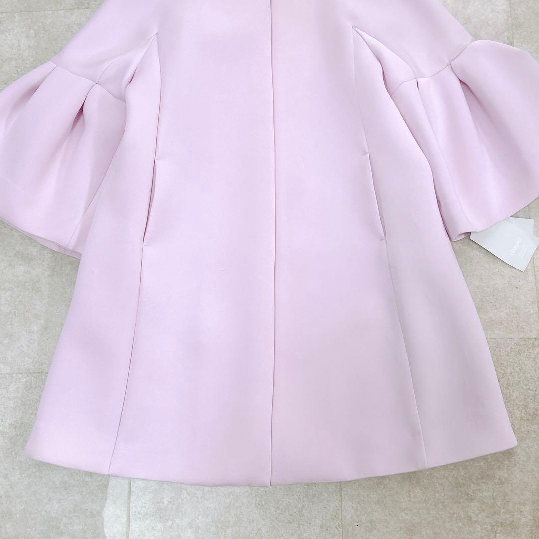 【新品タグ付き✨】 セルフォード ベルスリーブコクーンコート ピンク 2023年