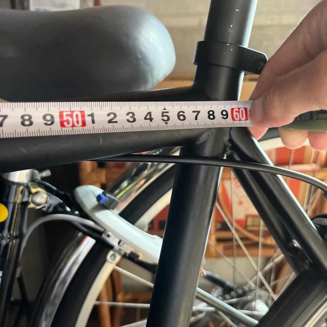 [引取限定] ピストバイク アルミフレーム黒艶消し シングルギア:7000X