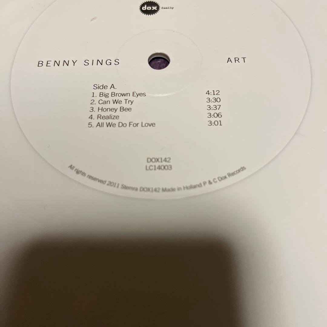 200枚限定盤 Benny Sings Art 初版　オリジナル　レコード