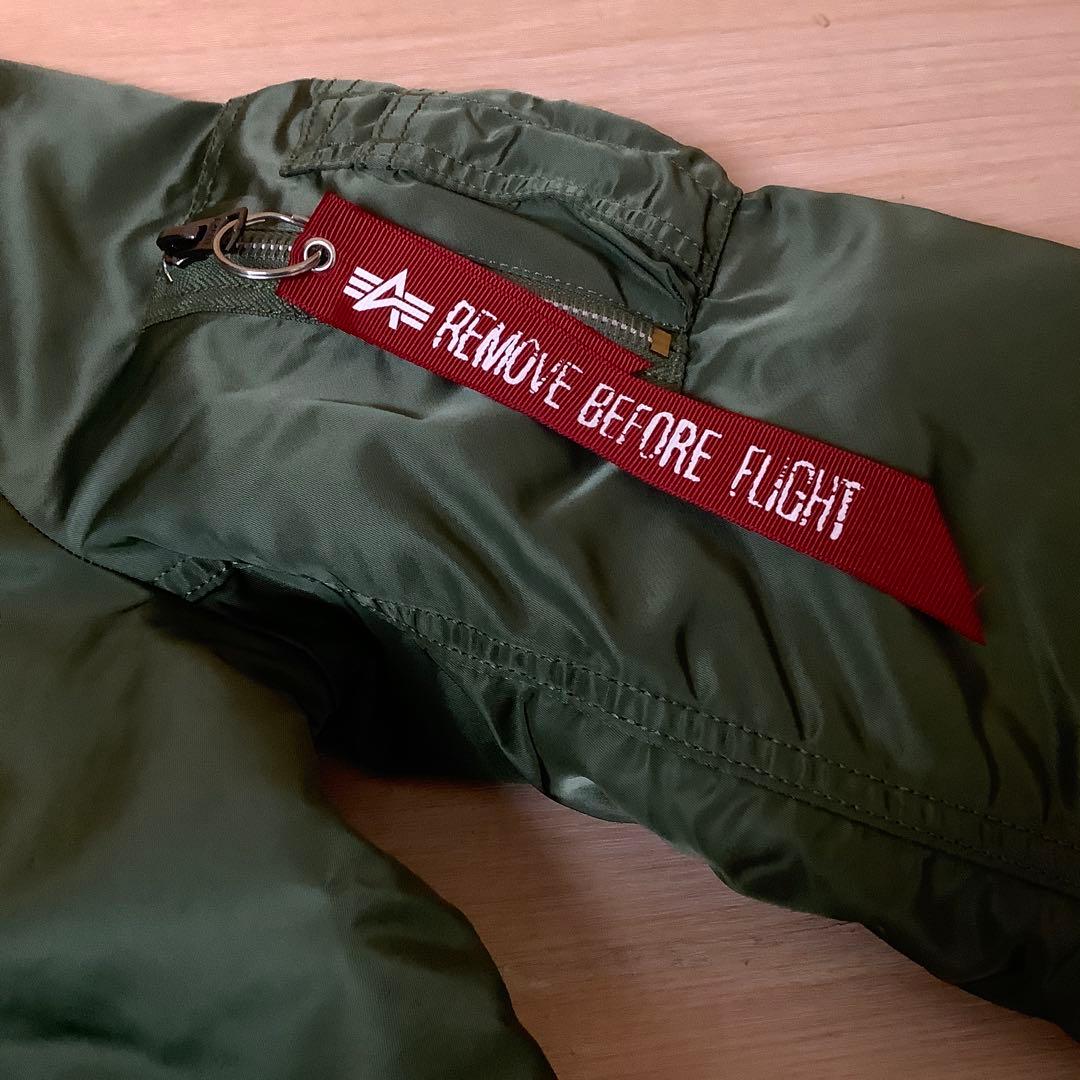 N*g様 【美品】アルファ　MA1　ジャケット　S　170/88A　●310