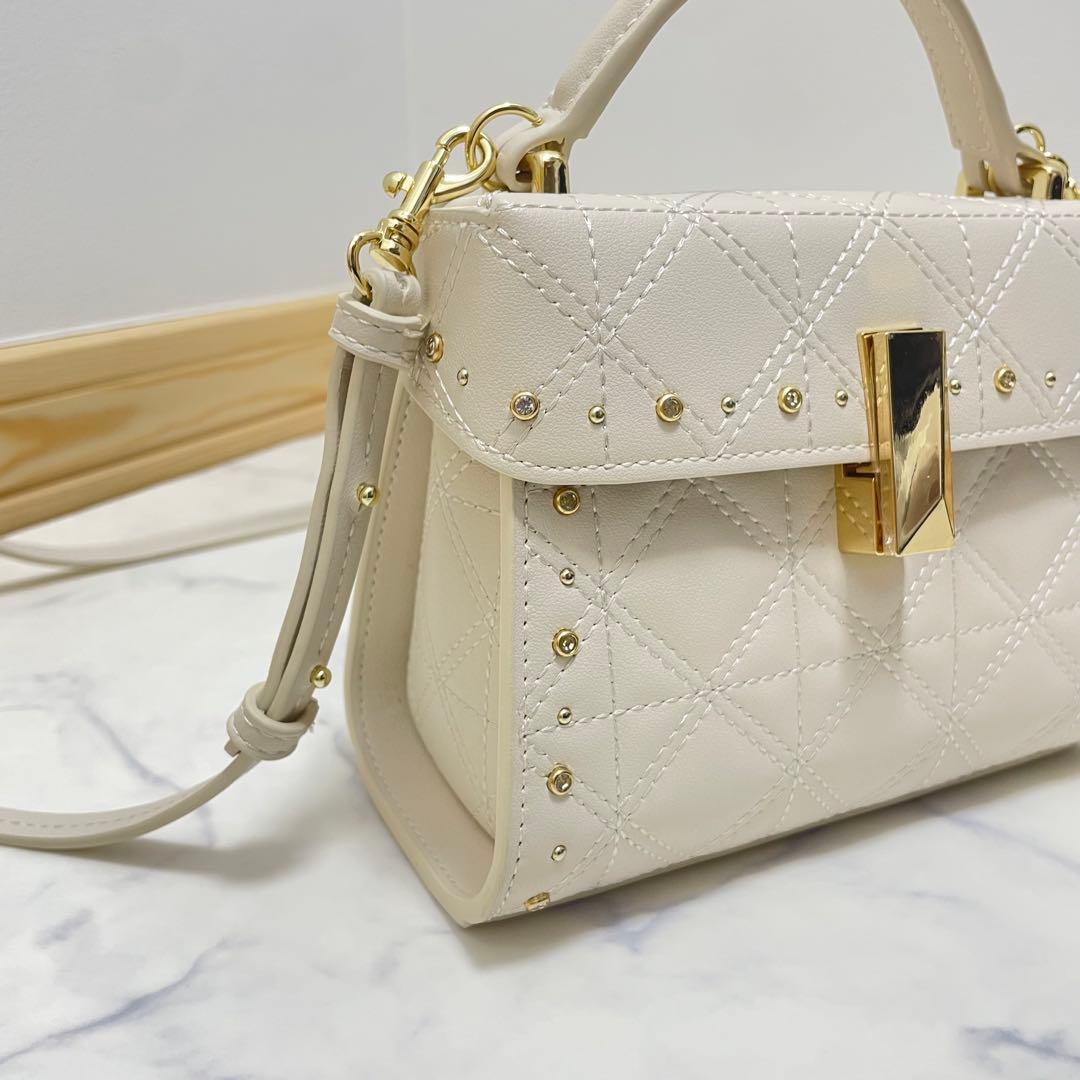 CELFORD リュタン キルティングビジュースタッズポシェット ショルダー